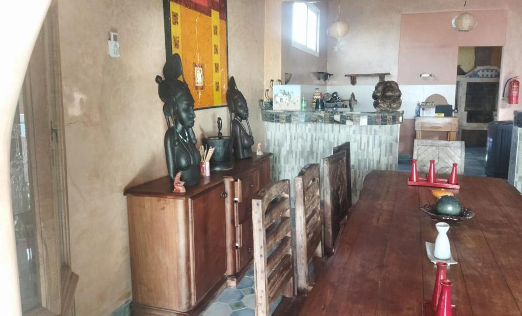 A kitchen or kitchenette at Riad Ocean Beach Douira