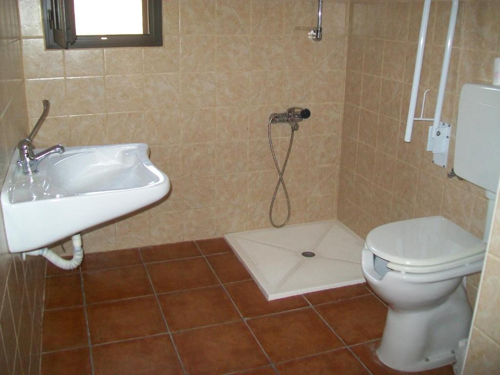 Koupelna v ubytování Agriturismo Farris Massimo