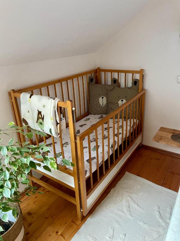Letto o letti in una camera di Rodinné apartmány Angelika