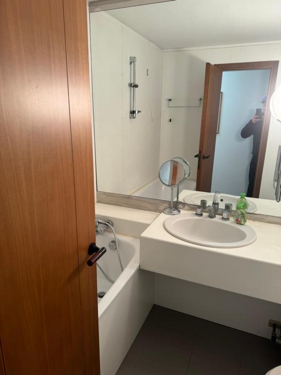 Koupelna v ubytování Miramare apartments