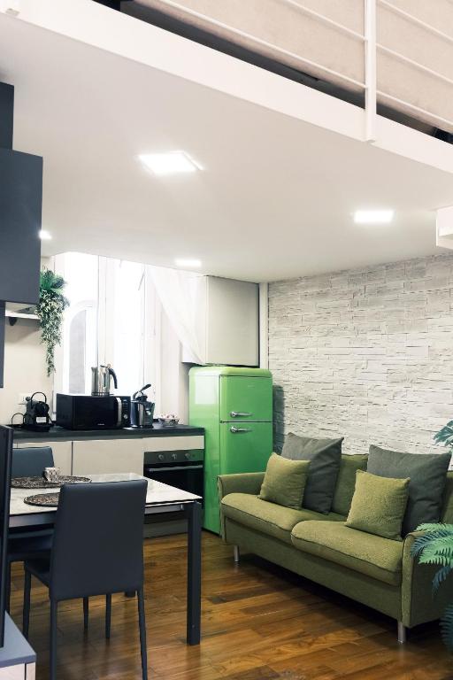 Posedenie v ubytovaní ComeCasa Loft in Porta Romana near policlinico mangiagalli