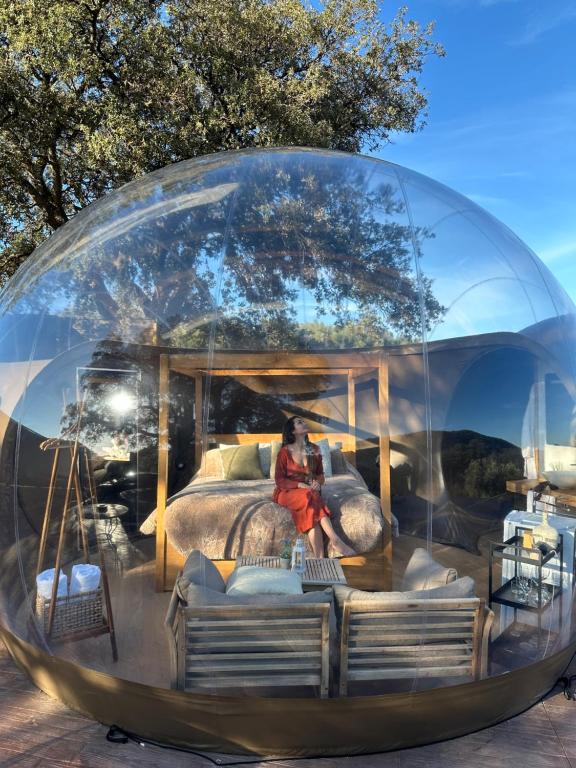 Posezení v ubytování SUITE 19 BUBBLE BY CORTIJO COLOMO