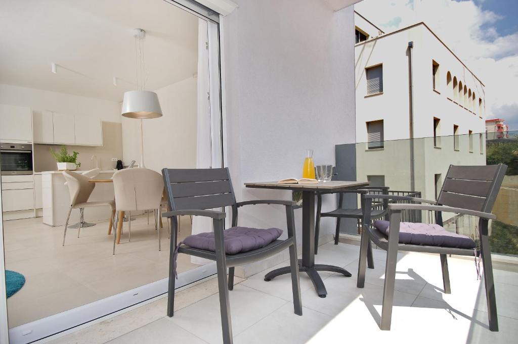 Balkón alebo terasa v ubytovaní Apartments Deja Views