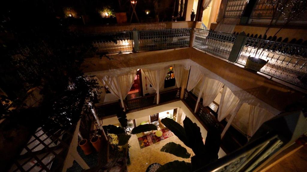 Posezení v ubytování Riad Chambres D'Amis Marrakech