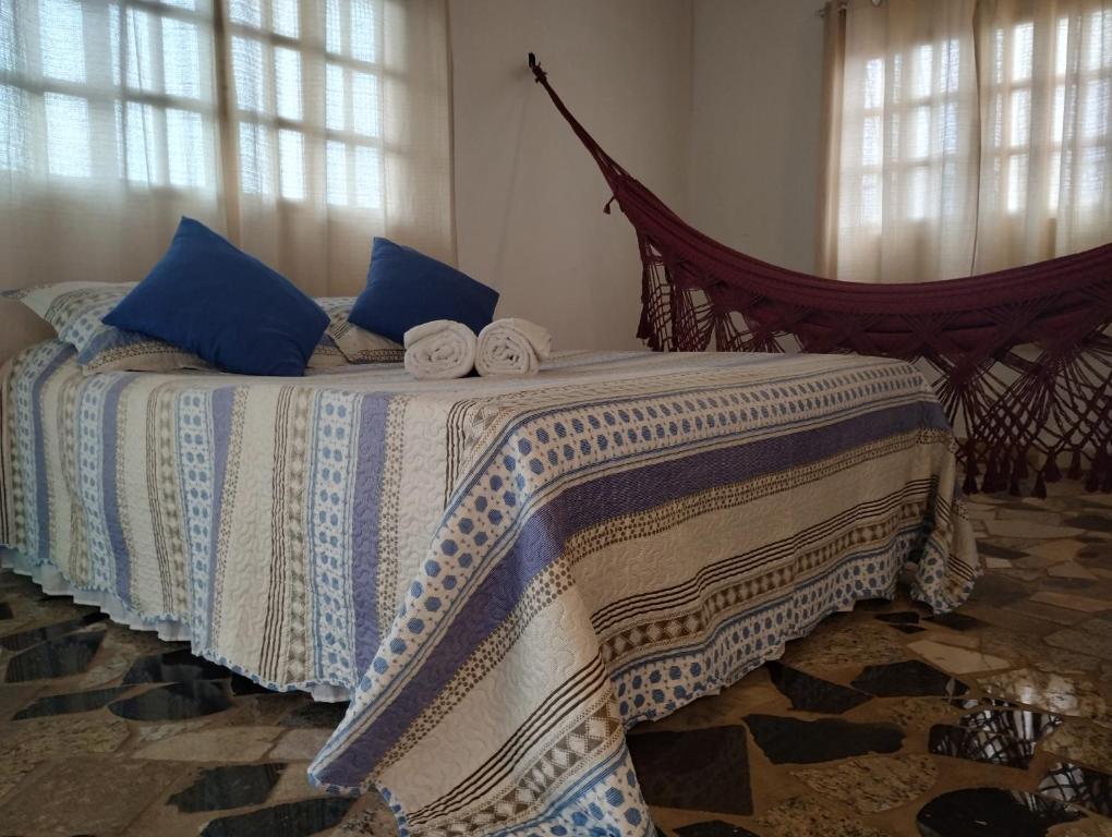 Postel nebo postele na pokoji v ubytování Namastê Mahhall