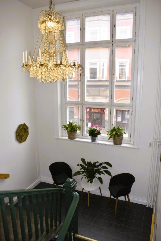 Posezení v ubytování Best Guest Hotell och Vandrarhem