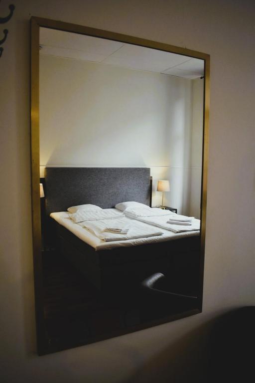 Postel nebo postele na pokoji v ubytování Best Guest Hotell och Vandrarhem