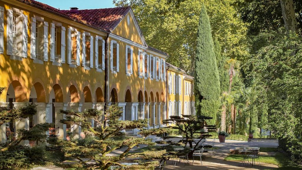Zahrada ubytování La Bastide en Gascogne