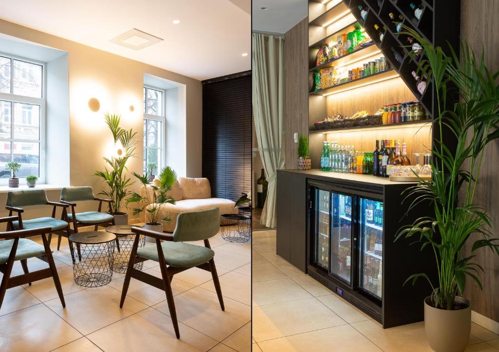 Posezení v ubytování City Hotels Algirdas