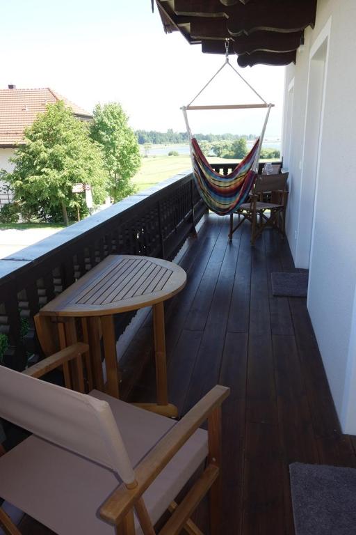 Balkón nebo terasa v ubytování Gästehaus Nigglhof