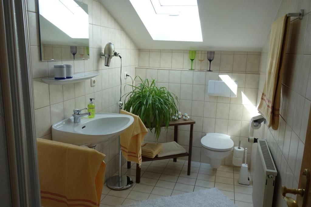 Koupelna v ubytování Gästehaus Nigglhof