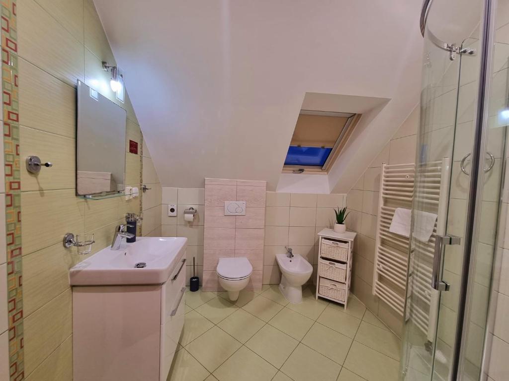 Koupelna v ubytování B&B Penzión Magura