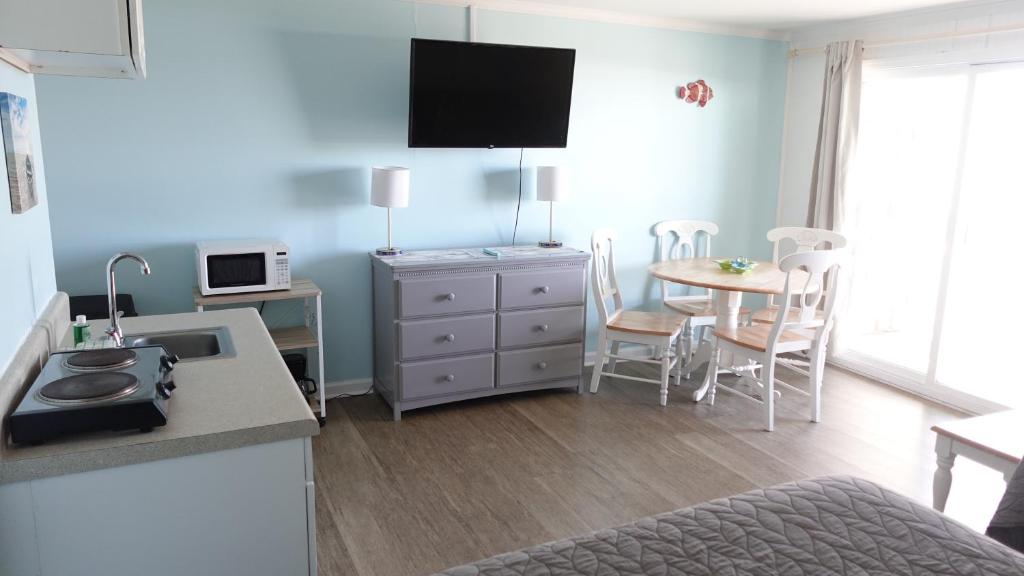 Sea Vista Motel - Chambre Double De Luxe Avec Balcon Et Vue Sur Mer