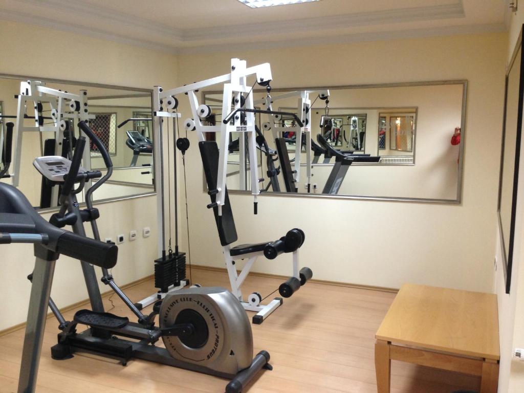 Fitness centrum a/nebo fitness zařízení v ubytování Stone Bridge Hotel