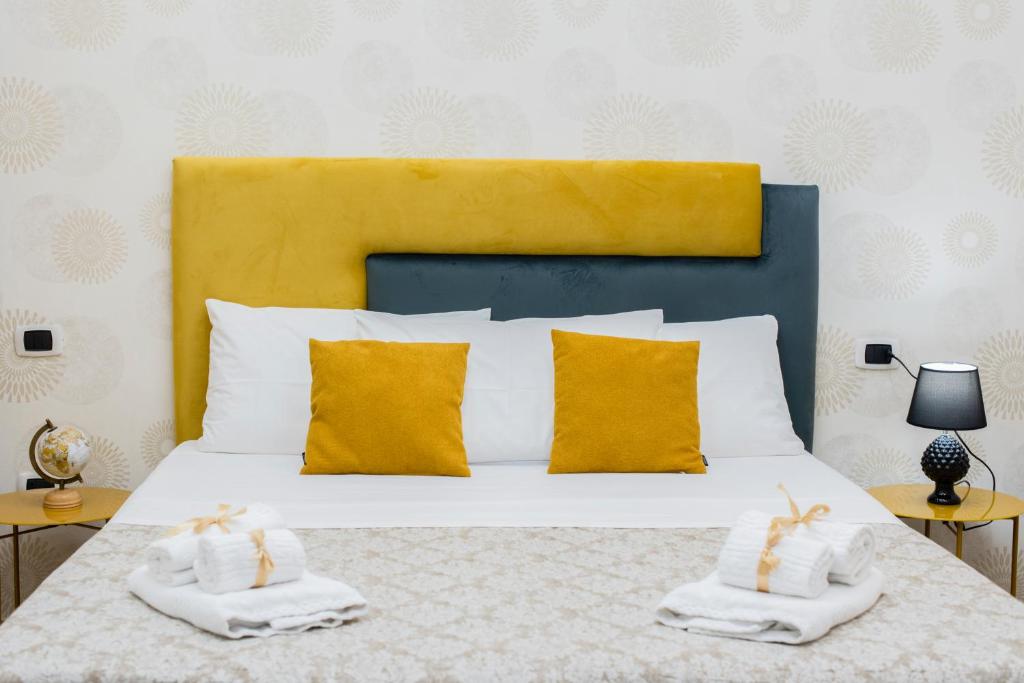 Postel nebo postele na pokoji v ubytování MarGab B&B
