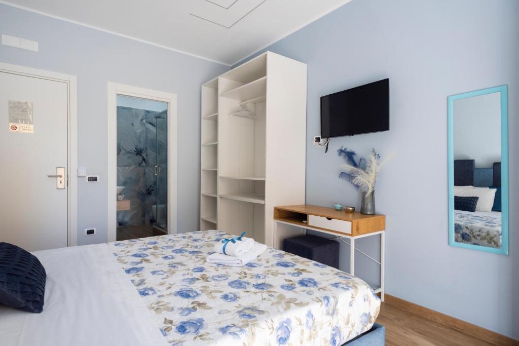 Postel nebo postele na pokoji v ubytování MarGab B&B