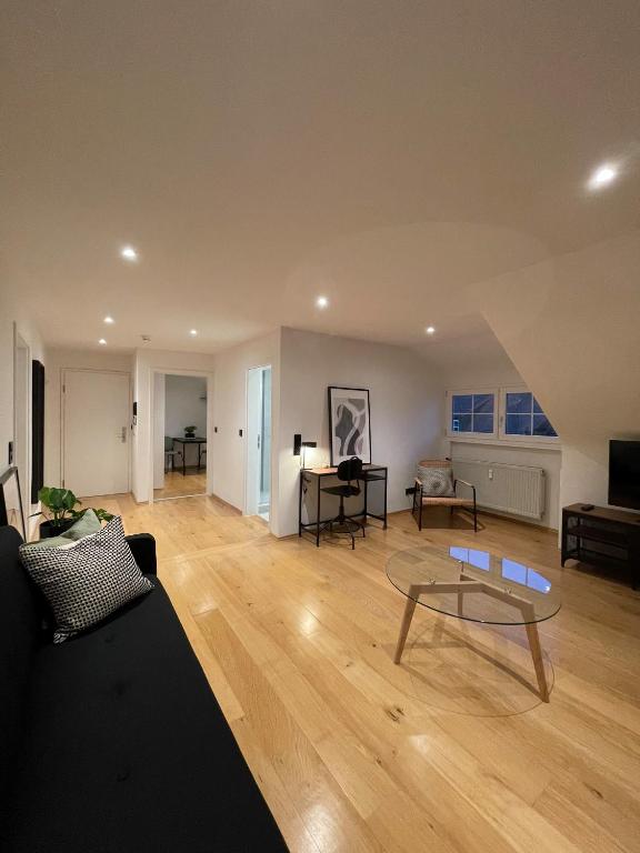 TV a/nebo společenská místnost v ubytování Ferienwohnung Im Städtle