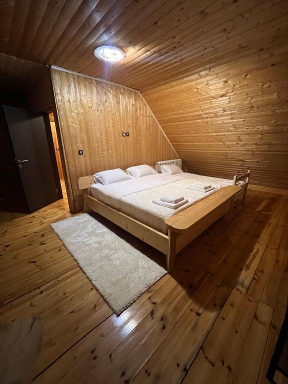 Krevet ili kreveti u jedinici u okviru objekta Vila Tea Durmitor
