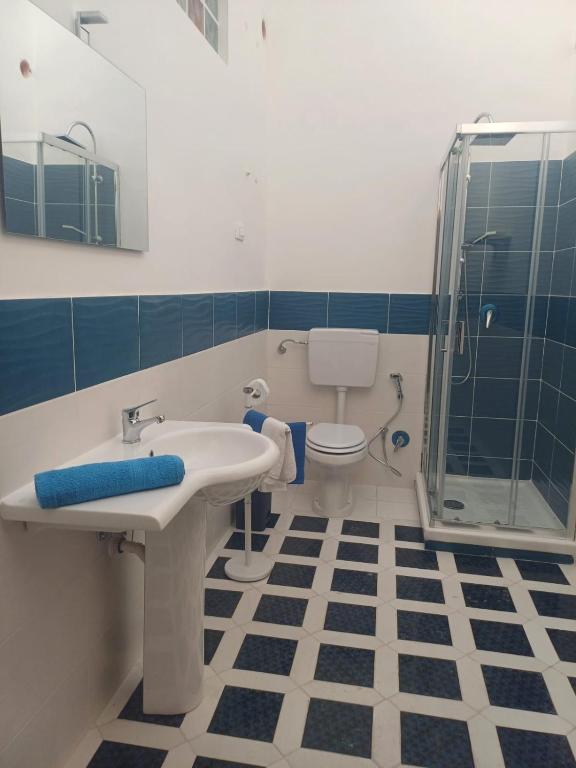 Koupelna v ubytování Casa Di Mitri