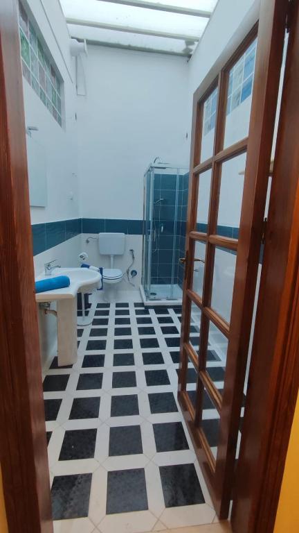 Koupelna v ubytování Casa Di Mitri