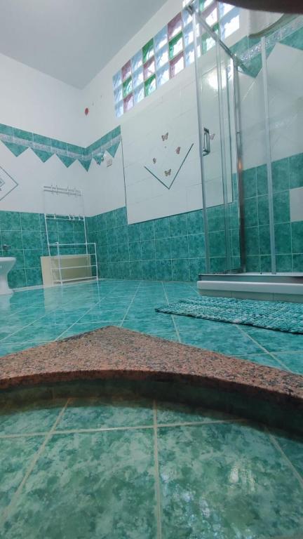 Koupelna v ubytování Casa Di Mitri