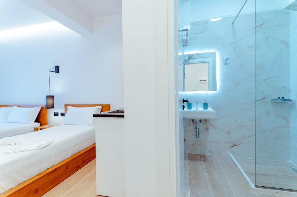 Koupelna v ubytování Gloal Suites & Residence