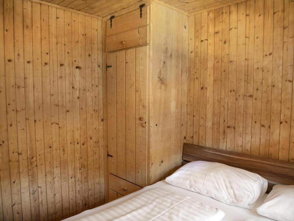 Postel nebo postele na pokoji v ubytování Blick ins Inntal