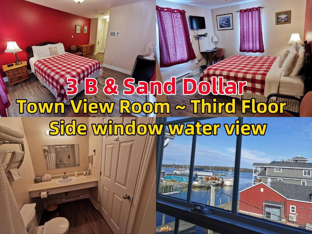 
Town View Room - side window water view - Sand Dollar & 3B
