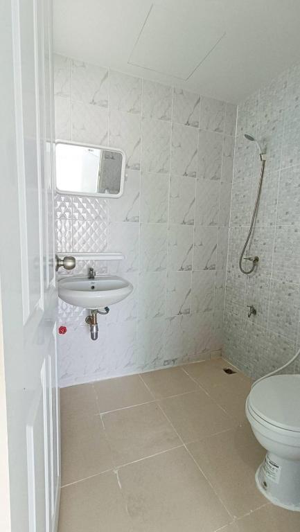 Koupelna v ubytování Samutsakorn condo