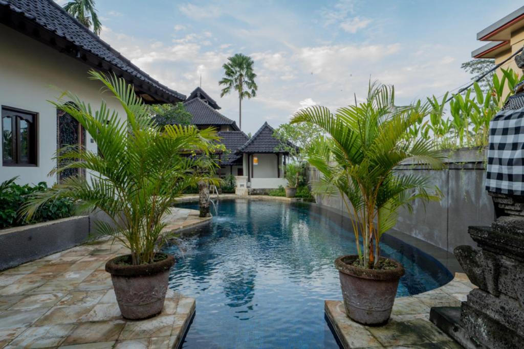 Bazén v ubytování Oma Ubud nebo v jeho okolí