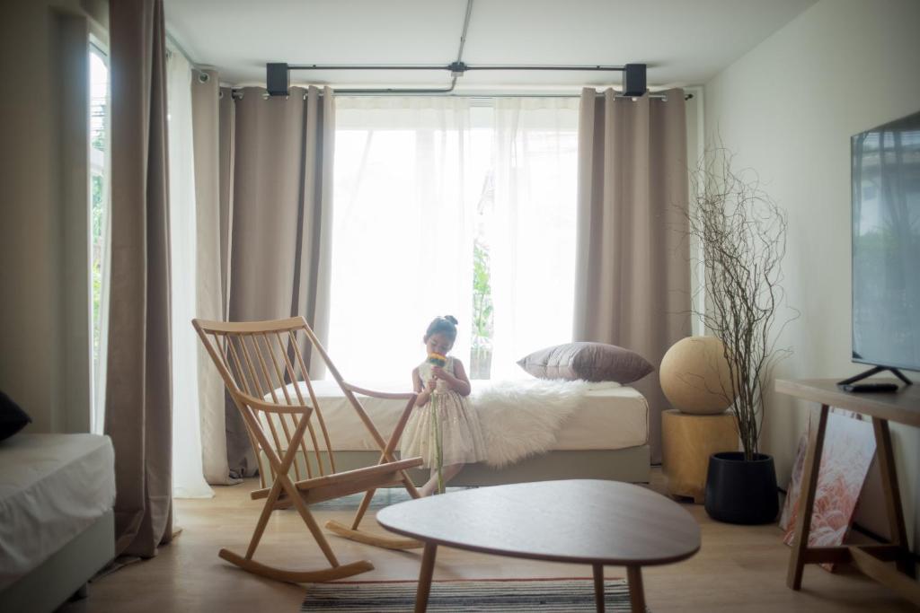 Posezení v ubytování Mini-Me HUBS, Charm Suites & Pool in Old City