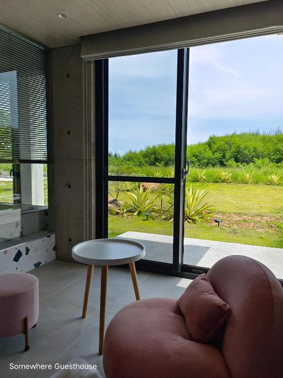 Posezení v ubytování Penghu Somewhere Guesthouse 澎湖嶼光角落民宿