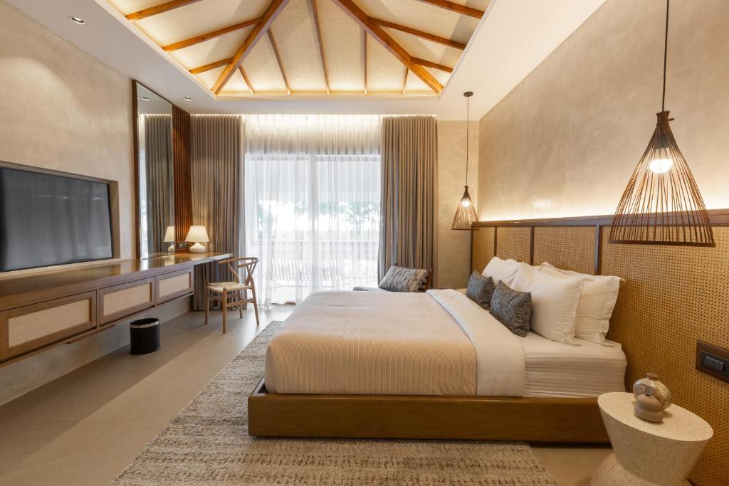 TV a/nebo společenská místnost v ubytování Golden Sands Destination Resorts