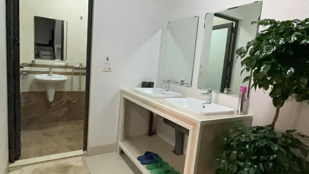 Koupelna v ubytování Nhật's Sapa Central Hostel