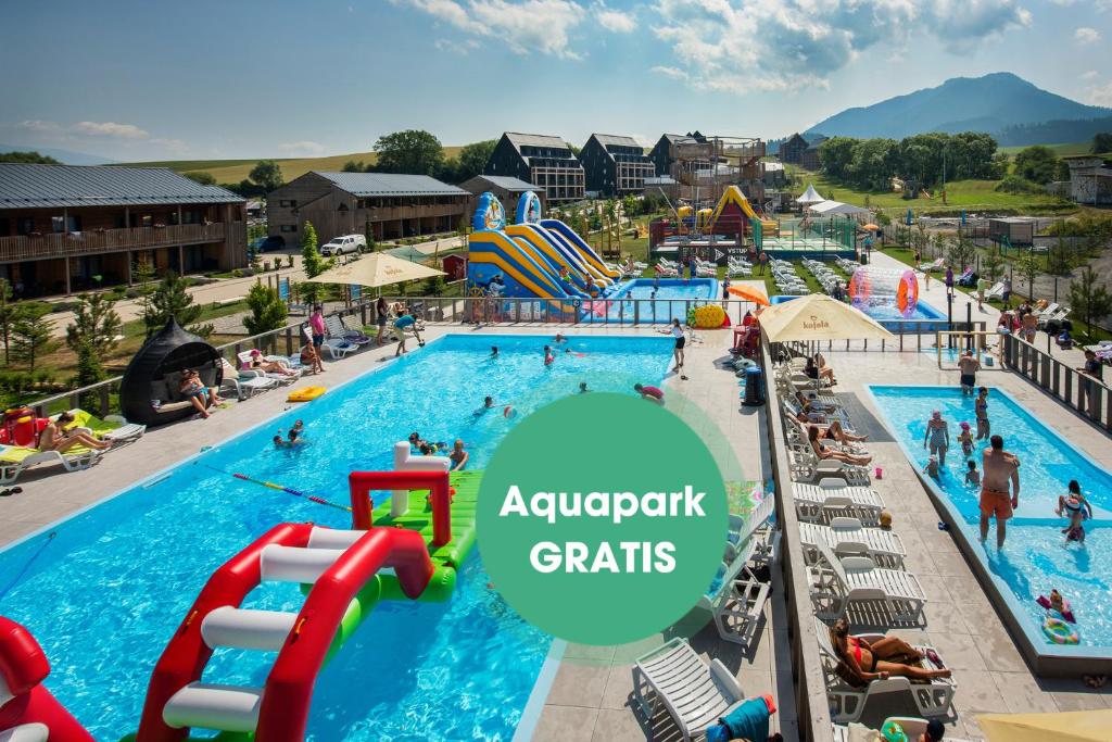 Aqua park sa resort o sa malapit