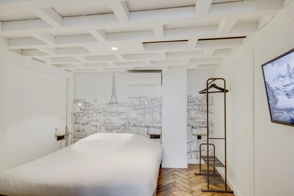 Posteľ alebo postele v izbe v ubytovaní Stylish and sunny 7BD with garden for 17 guests!
