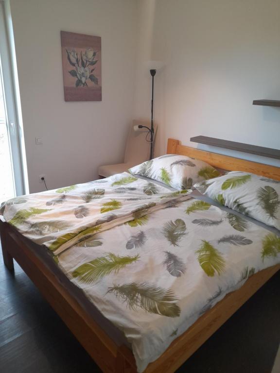 Posteľ alebo postele v izbe v ubytovaní Ferienhaus Judit