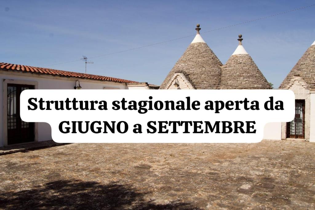 a group of spireagonal roofs of a building at Trulli Cibelis in Noci