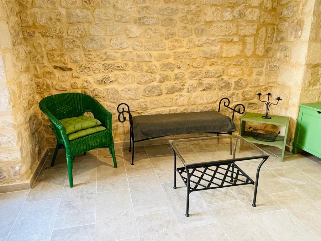 Posezení v ubytování Casa Scribano