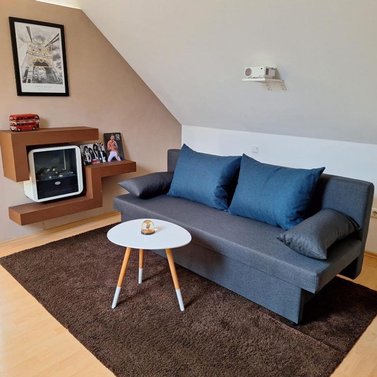 Posezení v ubytování Ferienhaus Am Bach