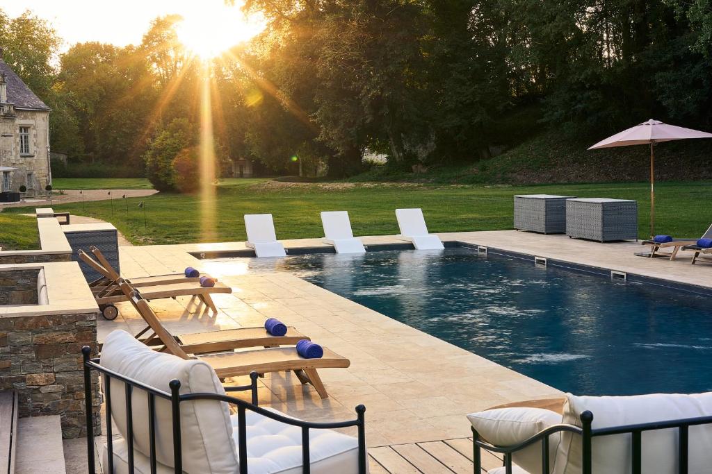 Domaine de la Commanderie de Ballan - Chambre Double Avec Terrasse