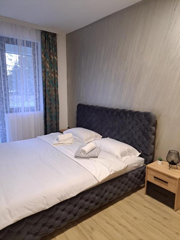 Postel nebo postele na pokoji v ubytování Sumski san 6