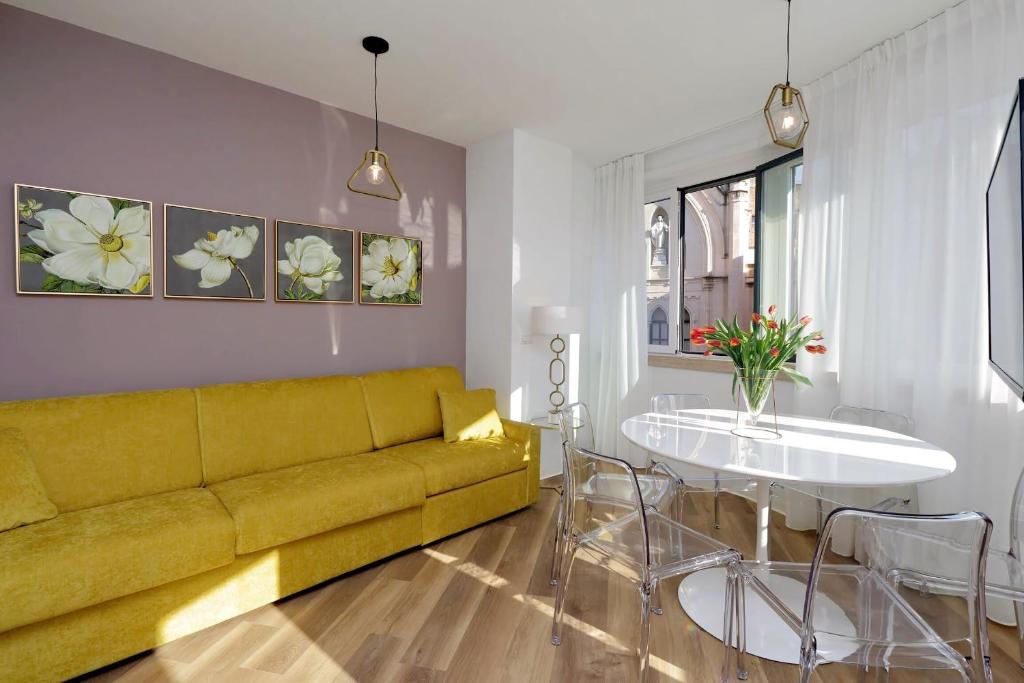 Posezení v ubytování La Flavia Design City Suites Rome by Halldis