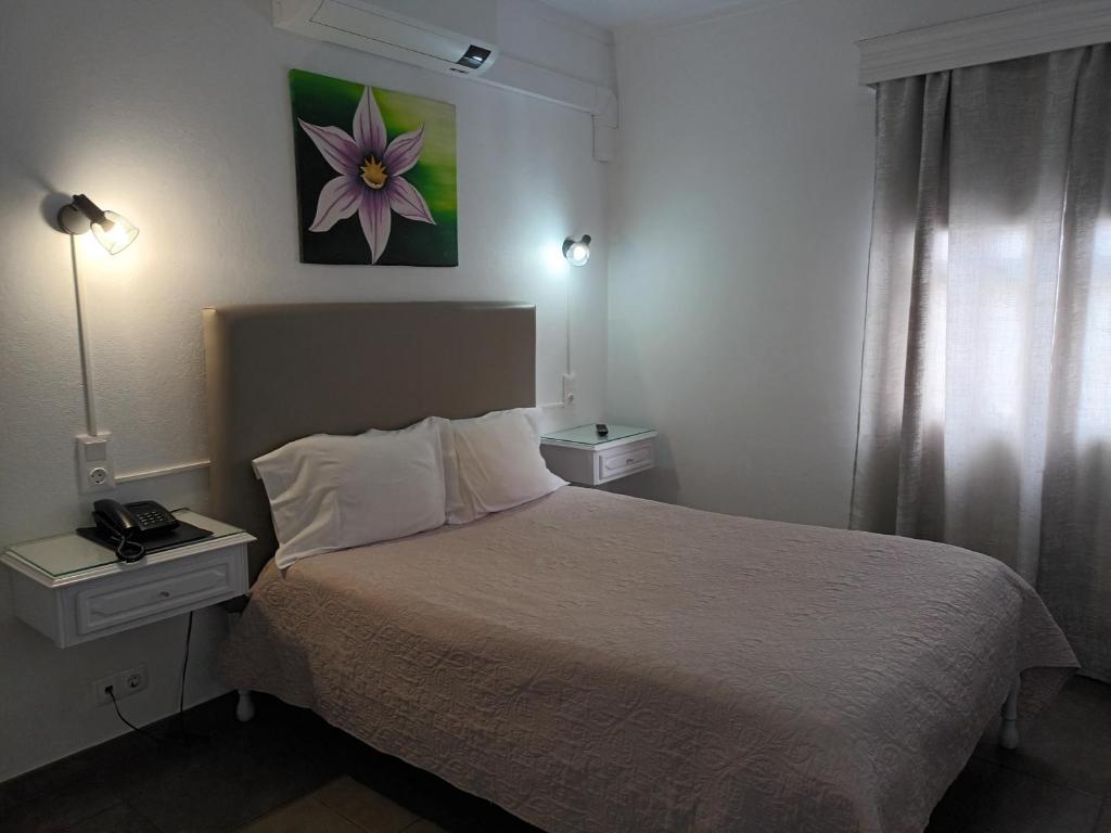 Postel nebo postele na pokoji v ubytování Hotel Branco I