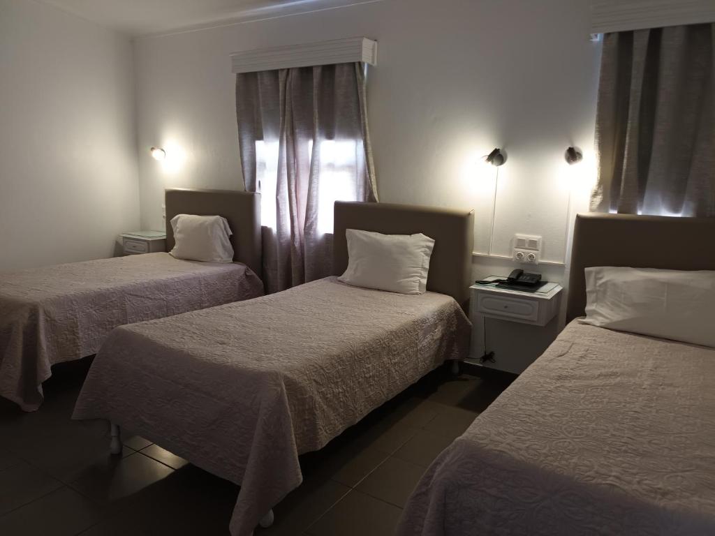 Postel nebo postele na pokoji v ubytování Hotel Branco I