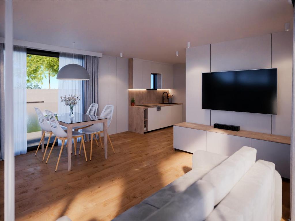 TV a/nebo společenská místnost v ubytování La Mare Resort