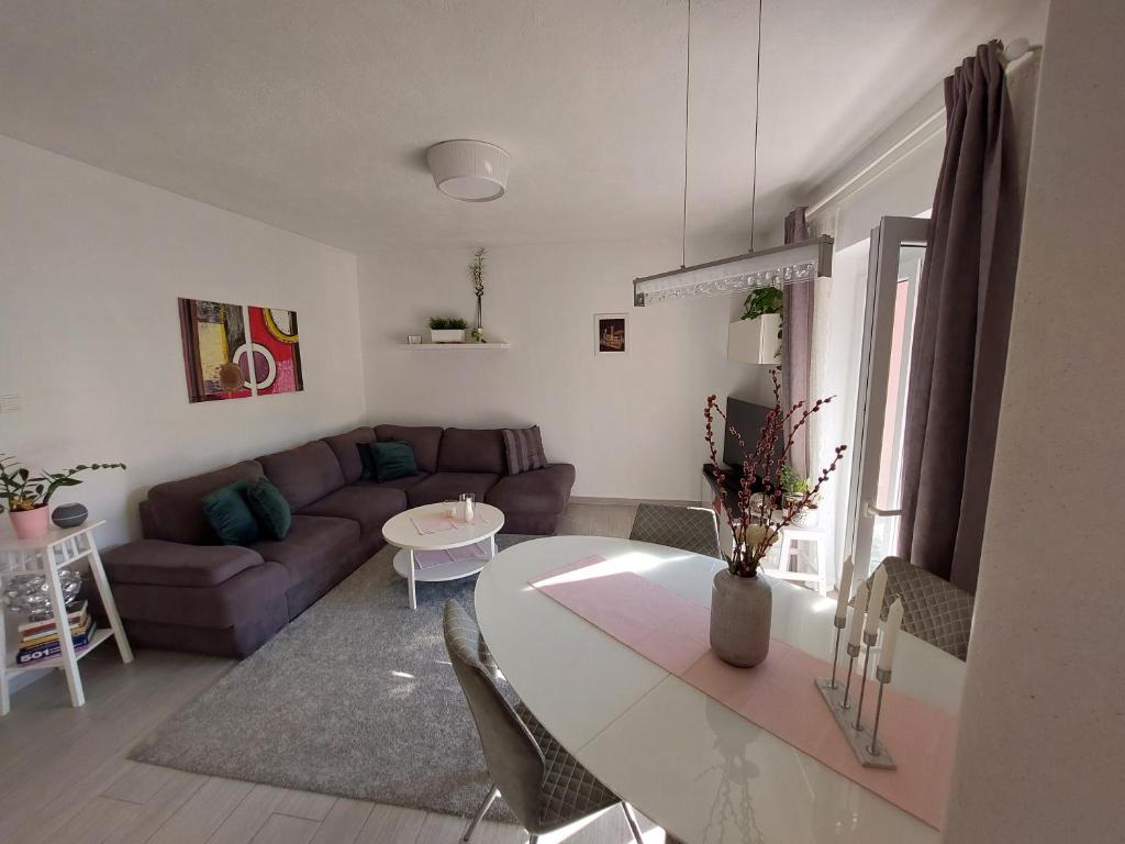 Posezení v ubytování Apartman Nora