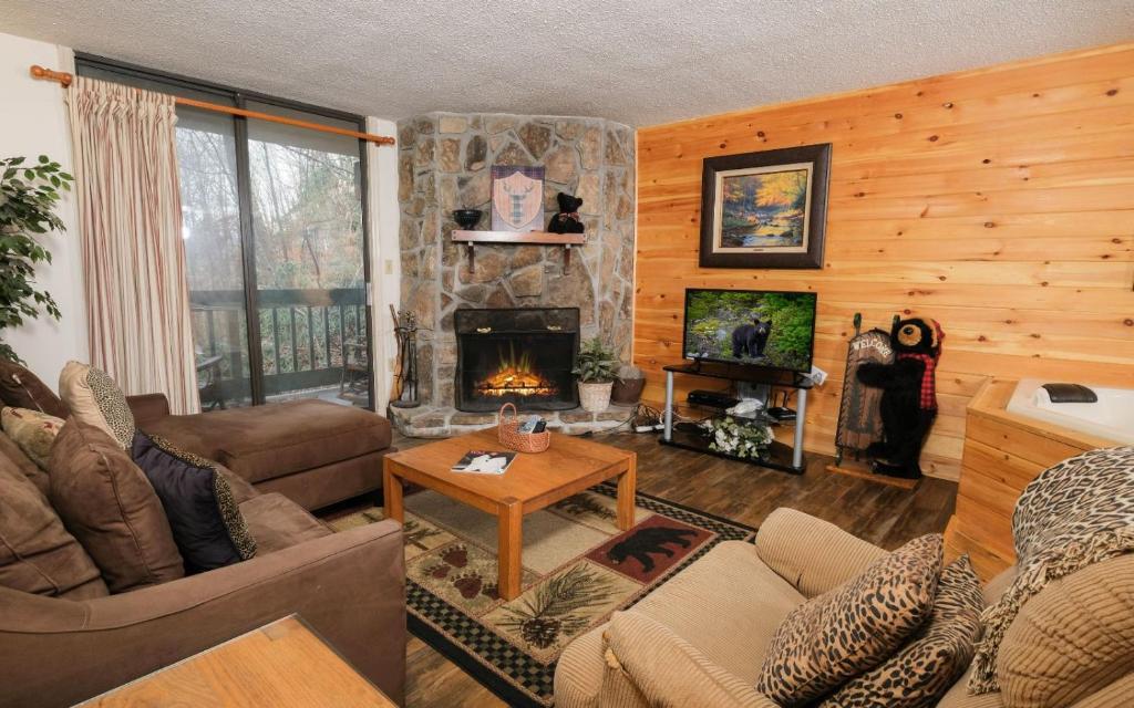 Posezení v ubytování Falling Waters