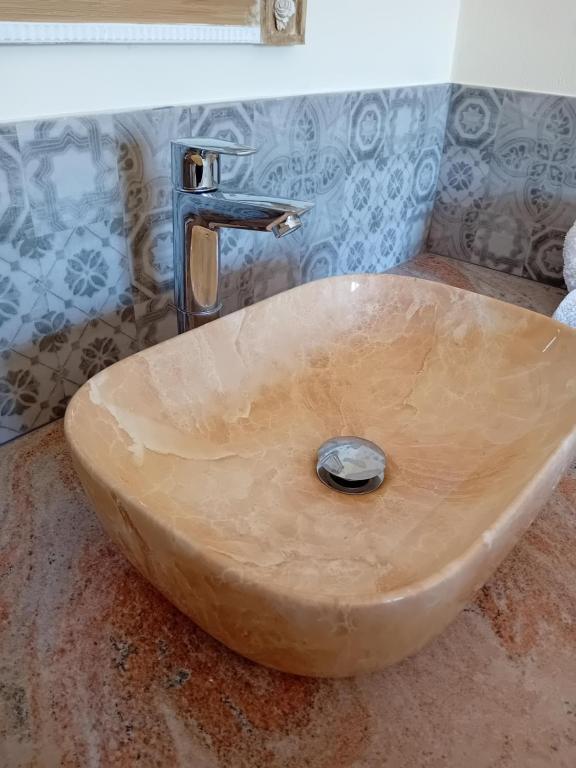 Koupelna v ubytování Villa Krini