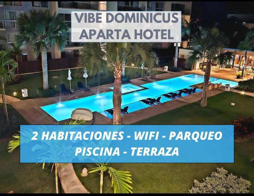 Θέα της πισίνας από το Blue Coast Apartment - Vibe Dominicus ή από εκεί κοντά